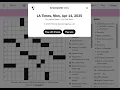 The Washington Post LA Times Crossword 2025