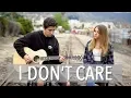 Download Lagu I Don't Care | Ed Sheeran & Justin Bieber | cover by Kyson Facer & Jada Facer