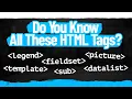 5 Must Know HTML Tags That Almost Nobody Knows
