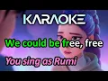Download Lagu Free (Karaoke, you sing as Rumi) - KPop Demon Hunters