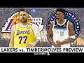 Lakers vs Timberwolves NBA Playoffs Round 1 Prediction Analysis Keys To Victory