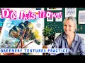 Practice drawing greenery textures with colored pencils an easy exercise