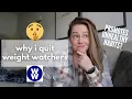 Why I Quit Weight Watchers Will Never Go Back Does WW Promote Unhealthy Unsustainable Habits
