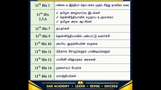 11th HISTORY LIVE TEST