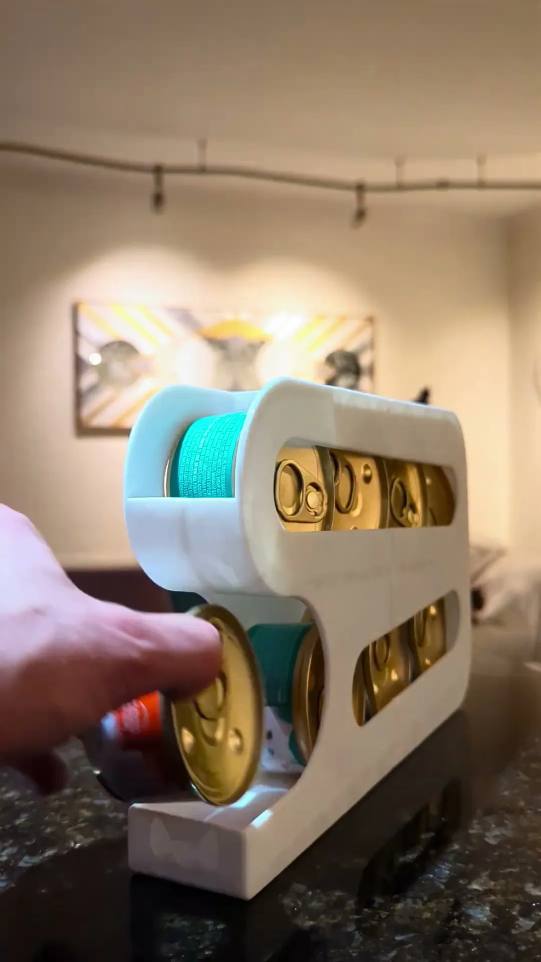 Cat Food Can Dispenser - 8 Can Capacity