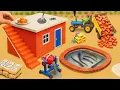 Download Lagu Amazing DIY Mini Tractor Builds Catfish Pond with Bricks and Cement | Science Project