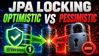 JPA Locking Explained - Optimistic vs Pessimistic Locking Version LockModeType