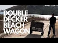 Collapsible Folding Double Decker Beach Wagon