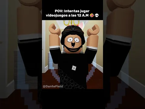 Pov intentas jugar videojuegos a las 12 A.M 🤣 #shorts #roblox
