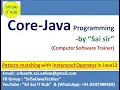 Java Pattern Matching with instanceof Operator in Java12 Java instanceof Operator