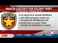 Amarillo police arrest man accused of stealing selling items on Facebook Marketplace