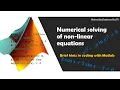 Brief hints in Matlab Solving non-linear equations