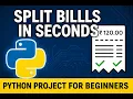 New Unique Beginner Project Idea Bill Splitter App
