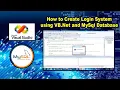 How to Create Login System using Visual Basic VB Net with MySql Database