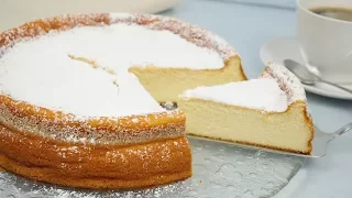 Der Käsekuchen ohne Boden kann bereits nach 2 Minuten in den Ofen. Eine total einfache und unkompl. 