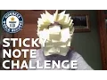 Download Lagu Most sticky notes on the face - Challenge