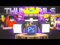 How i make my MINECRAFT THUMBNAILS