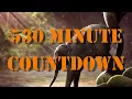 530 minute timer countdown with alarm sound effect