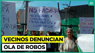 Vecinos de Quinta Normal denuncian ola de robos y toman medidas para protegerse