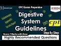 CPT Digestive System Guidelines Related Questions