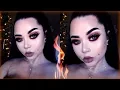 Sultry Smokey Warm Glitter Makeup Sydney Nicole