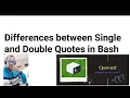 Shell Quoting Mechanisms