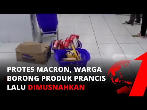 WOW! Protes Macron, Warga Beli Seluruh Produk Prancis di Minimarket, Lalu Dimusnahkan | tvOne