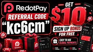RedotPay App Referral Code kc6cm Get 10 Sign Up Bonus for Free