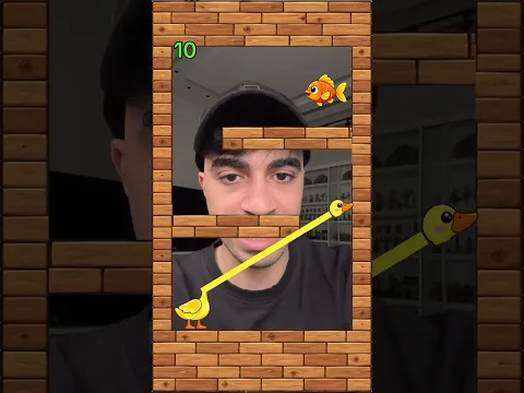 تحدي البطة و السمكة 😂