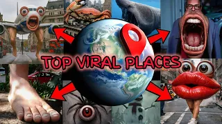 📍TOP VIRAL LOCATIONS ON GOOGLE MAPS AND GOOGLE EARTH