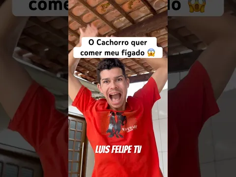 "Dei fígado pro cachorro... agora ele quero o meu😱🐶🍖"
