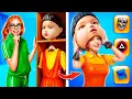 Download Lagu How to Become a Squid Game Doll! Squid Game Makeover!