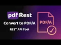 pdfRest Convert to - REST API Tool
