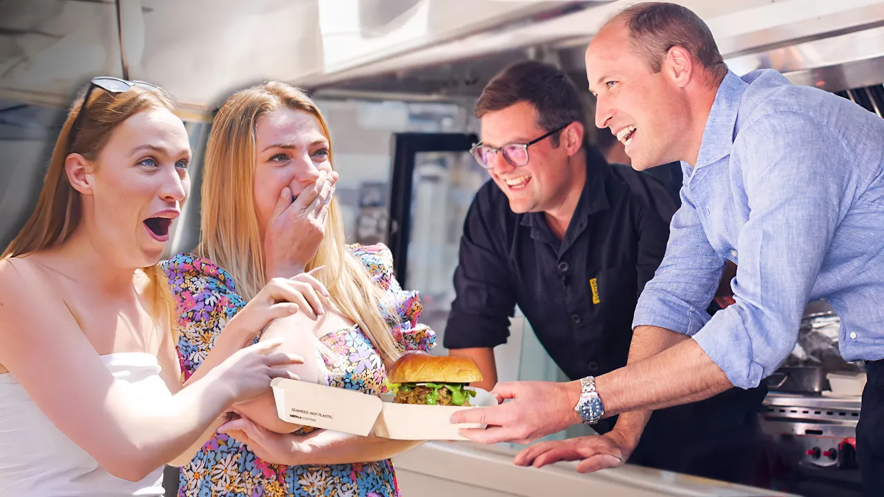 SURPRISE Burger Truck with PRINCE WILLIAM