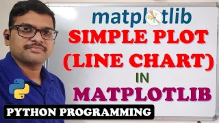 SIMPLE PLOT IN MATPLOTLIB LINE PLOT IN MATPLOTLIB MATPLOTLIB LIBRARY PYTHON PROGRAMMING