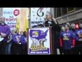 Progress Illinois SEIU Local 1 Janitors Allies Rally At BMO Harris Bank Headquarters