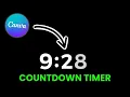 How to create a 10 minute Countdown Timer in Canva Step-By-Step Guide for Canva Pro Free Users