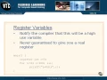 05 10 Register Variables C Tutorial
