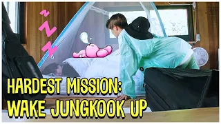 misi tersulit bts adalah membangunkan jungkook momen tidur lucu bts 