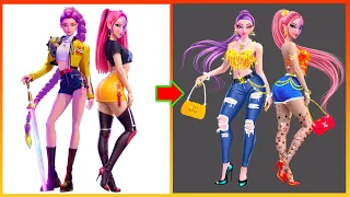 Kpop Demon Hunter: Huntrix & Mira Glow Up Channel, LV💫🌟KPOP DEMON HUNTER Transformation