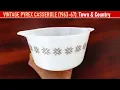 1963-67 Pyrex Town Country Pattern Round 1 QT Casserole Dish