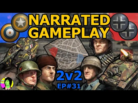 CoH3 | Dare to team | Narrated Gameplay 2v2 US Forces | EP#31
