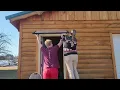 Unboxing Install Window Awning Door Canopy 32 x40 Chicken Coop Door Canopy