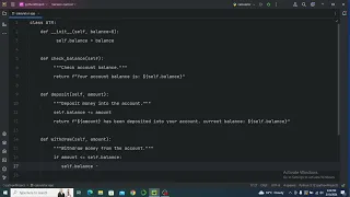 Building a Simple ATM System in Python