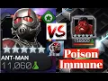 How Good Is Ant-Man Against Poison Immune Labyrinth Red-Hulk