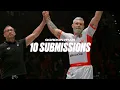 10 Submissions From Gordon Ryan