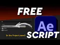 You REALLY NEED This FREE SCRIPT for Adobe After Effects - True Comp Duplicator