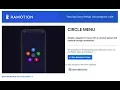 ios tutorial How to create circle menu in ios Xcode 10 4 2019