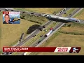 Three people killed police officer injured in multi-vehicle wreck along I-44 in SW OKC