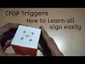 What is Trigger CFOP Triggers How to learn all algorithms easily